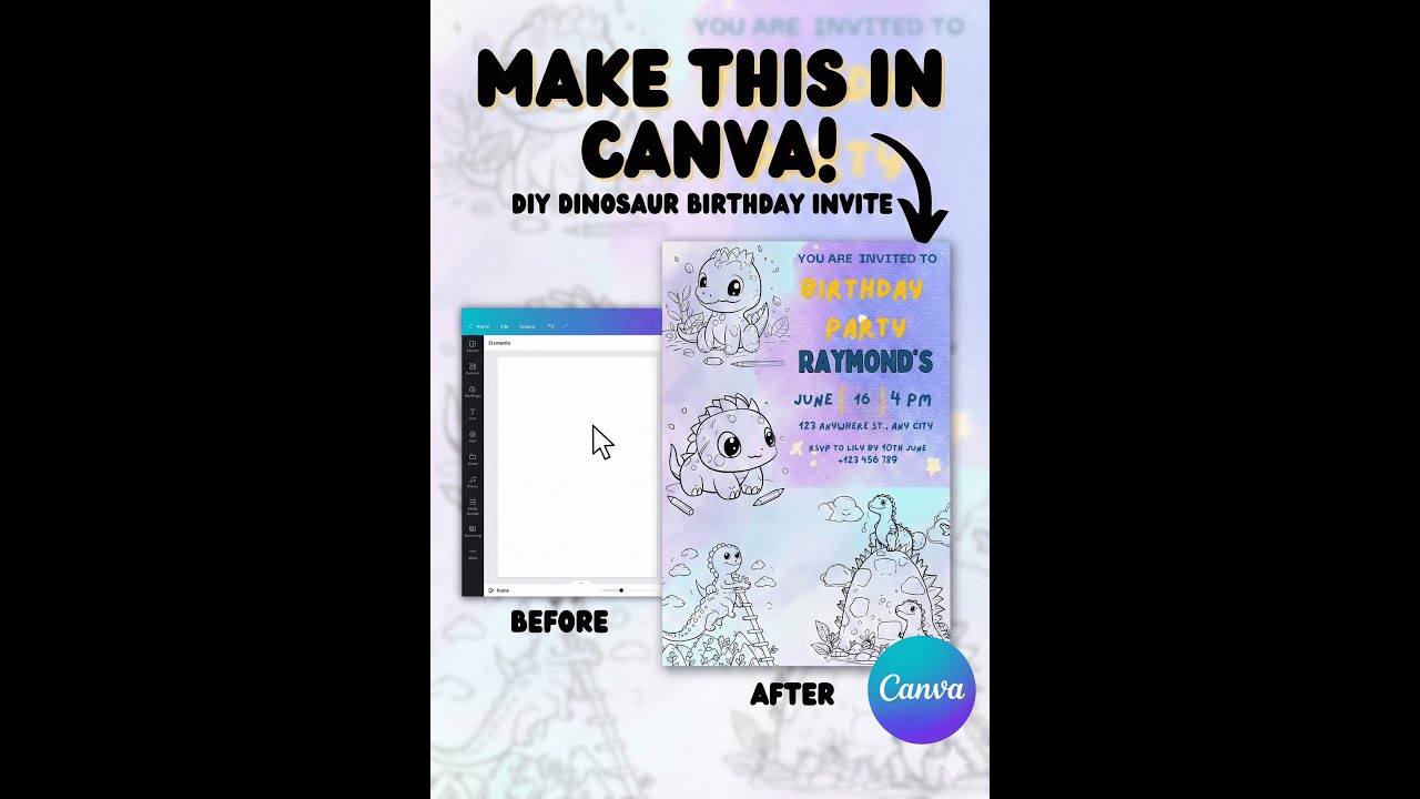 Create & Sell: Design a Birthday Invitation Template in Canva | Passive Income Step-by-Step Tutorial