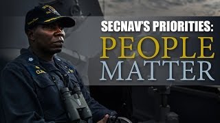 SECNAV's Priorities:  People