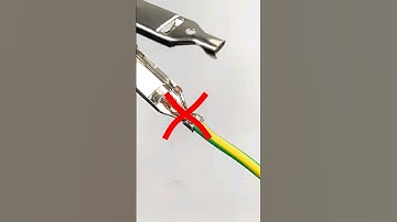 How to quickly and securely connect the crocodile clip to the wire! #shorts