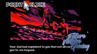 Shark Riders (Unity) Tribal 4 Color Pixel Art Interactive Novel Adventure AdvJam 2021 inteactive screenshot 2