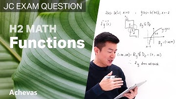Functions - JC H2 Math | RVHS 2014 Exam Question #h2math #achevas