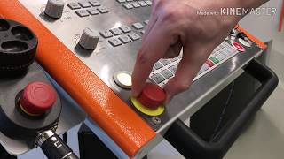 Check the EMERGENCY STOP button