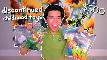 unboxing $500 worth of my discontinued childhood toys | Frederic Chen