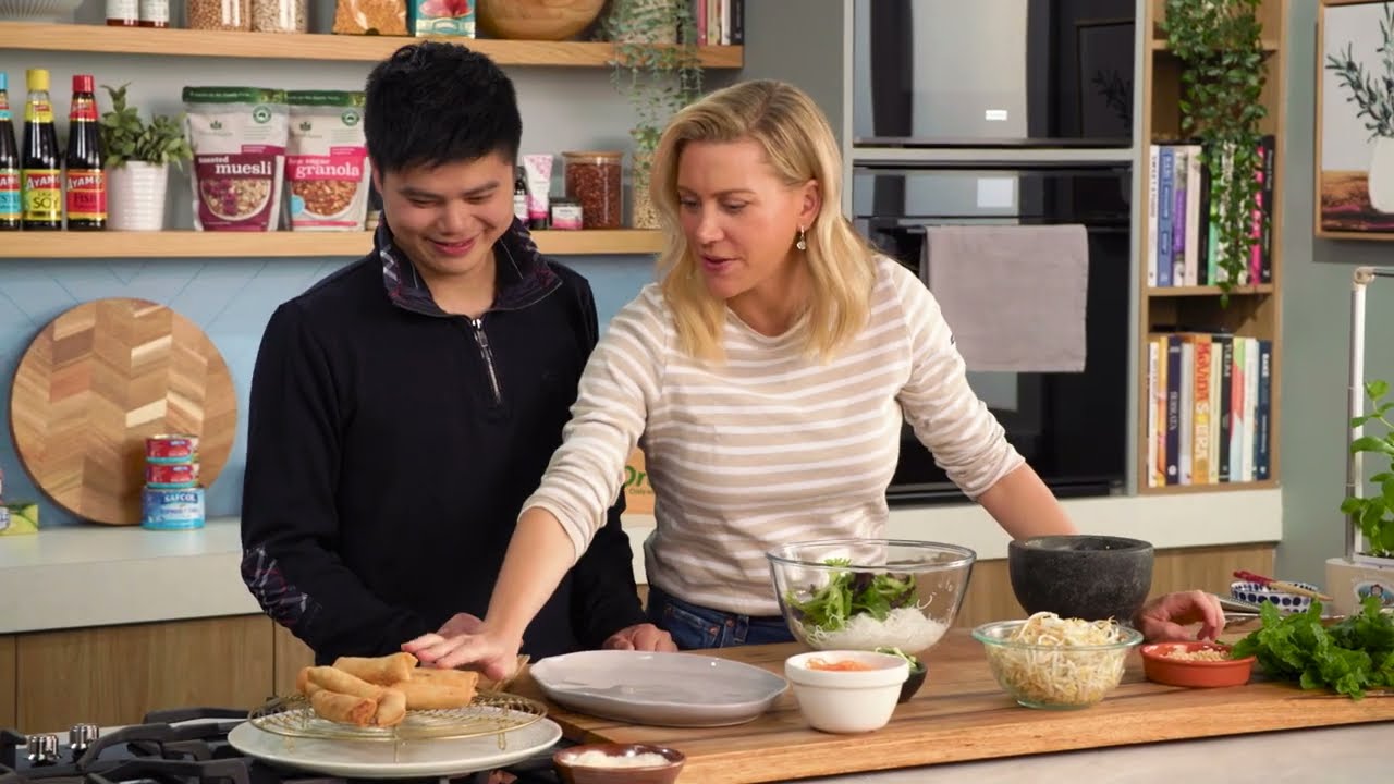 Vietnamese Noodle Salad l Vietnamese Spring Rolls l Duncan Lu l Anchovy Salt l Everyday Gourmet