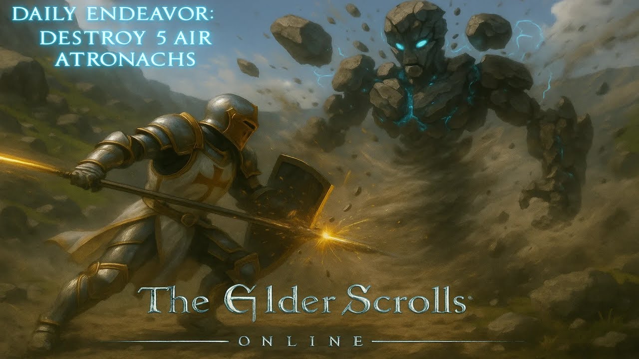 Elder Scrolls Online Daily Endeavor: Kill 5 Air Atronachs