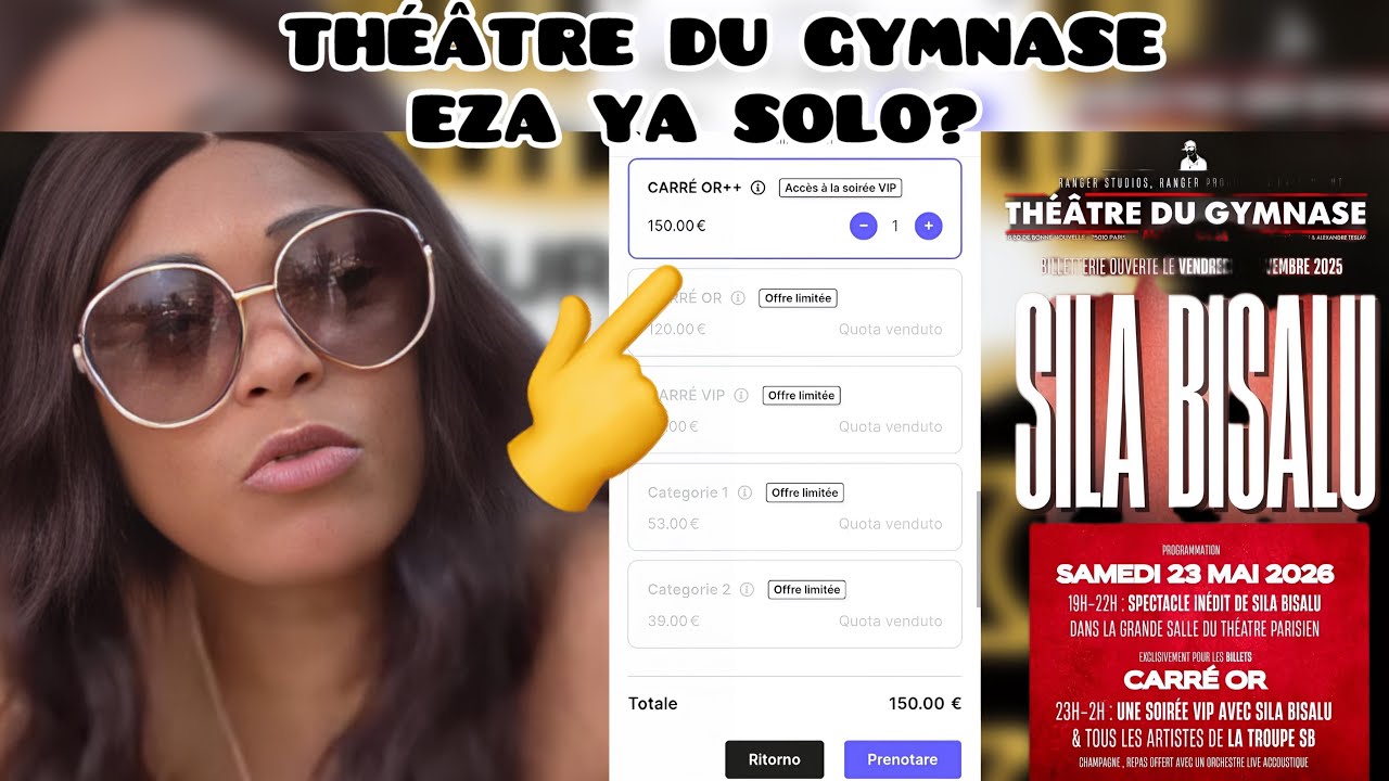 🚨SILA BISALU: B’HABACUCS,SILA ABAKISI LISUSU CATÉGORIE YA SIKA NA MARIBELLE CARRÉ OR++ 150€ ???