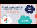 Remplissage en 2020 : Discussion d'experts