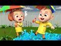 Rain Rain Go Away 🌧️😊 | Rob and Soo Rain Play Song | Rosoo - Nursery Rhymes &amp; Kids Songs