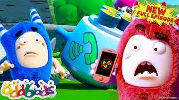 ODDBODS | A Day Without Phone Signal | NEW Full Episode | Cartoon For Kids