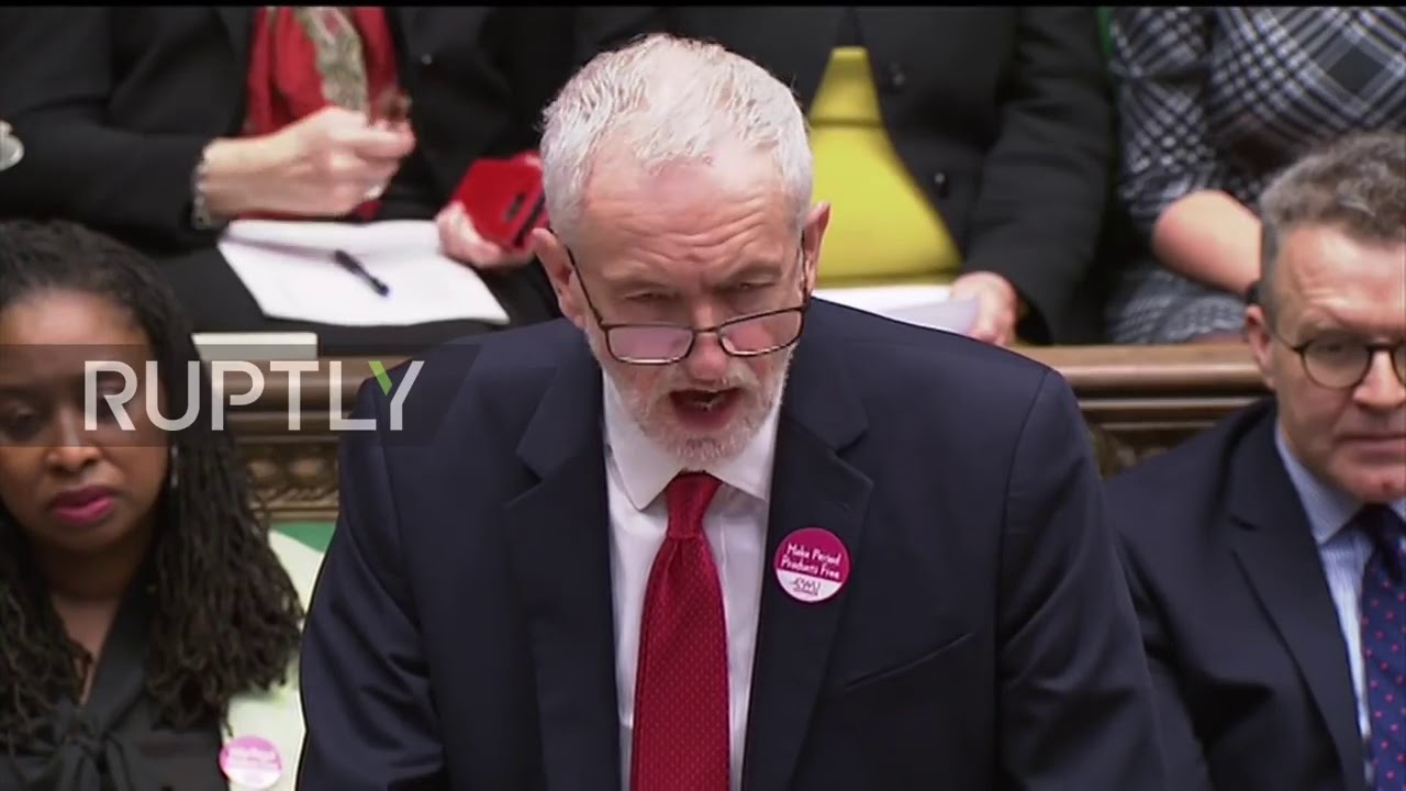 UK  May and Corbyn exchange blows in Parliament over Brexit deal