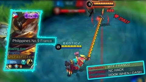 REASON WHY BENEDETTA USERS HATE MY FRANCO!!!! l FRANCO MONTAGE #27 l EXOTIC l MLBB