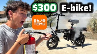 Is a $300 Temu E-bike a SCAM?? #temu #review #ebike
