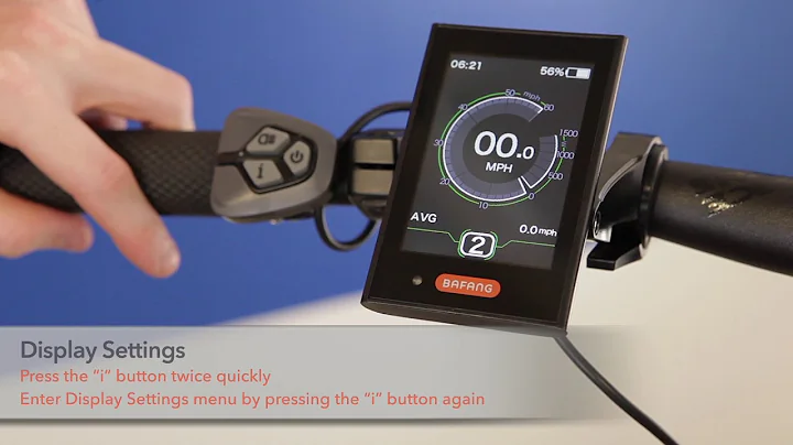 Bafang DPC18 Display Programming