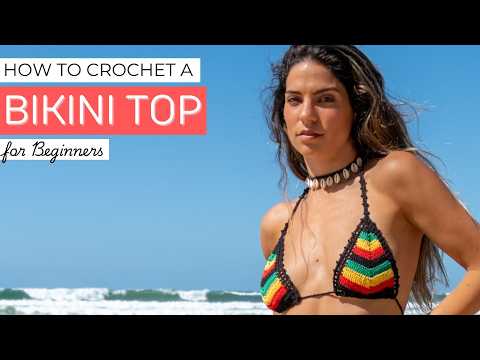 The Easiest Crochet Bikini Top You'll Ever Make!