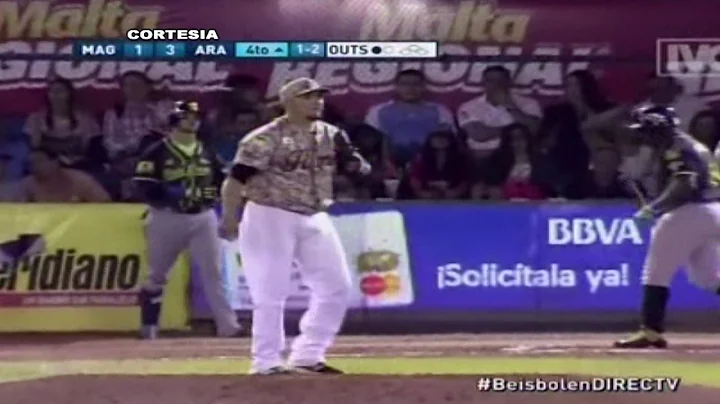 JOSE OYERVIDES,  PITCHER EN VENEZUELA