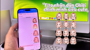Cách Tạo Ảnh Chibi Nhãn Dán Từ Ảnh Của Bạn | Siêu Cute, Dùng Chat Bao Dễ Thương!