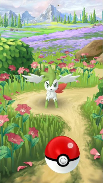 Shaymin Forma Céu Finalmente Capturei- Pokémon Go 