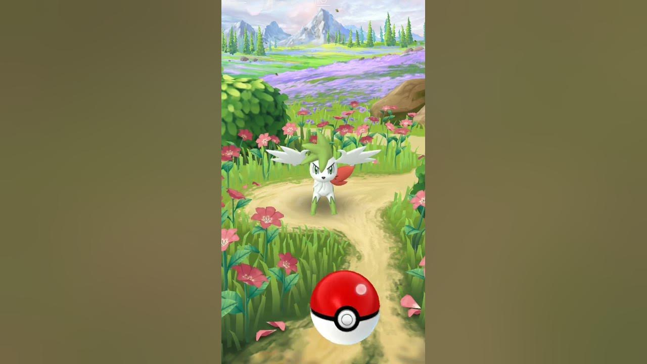 Shaymin Forma Céu Finalmente Capturei- Pokémon Go 