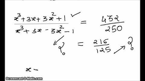 Solve for x using componendo and dividendo