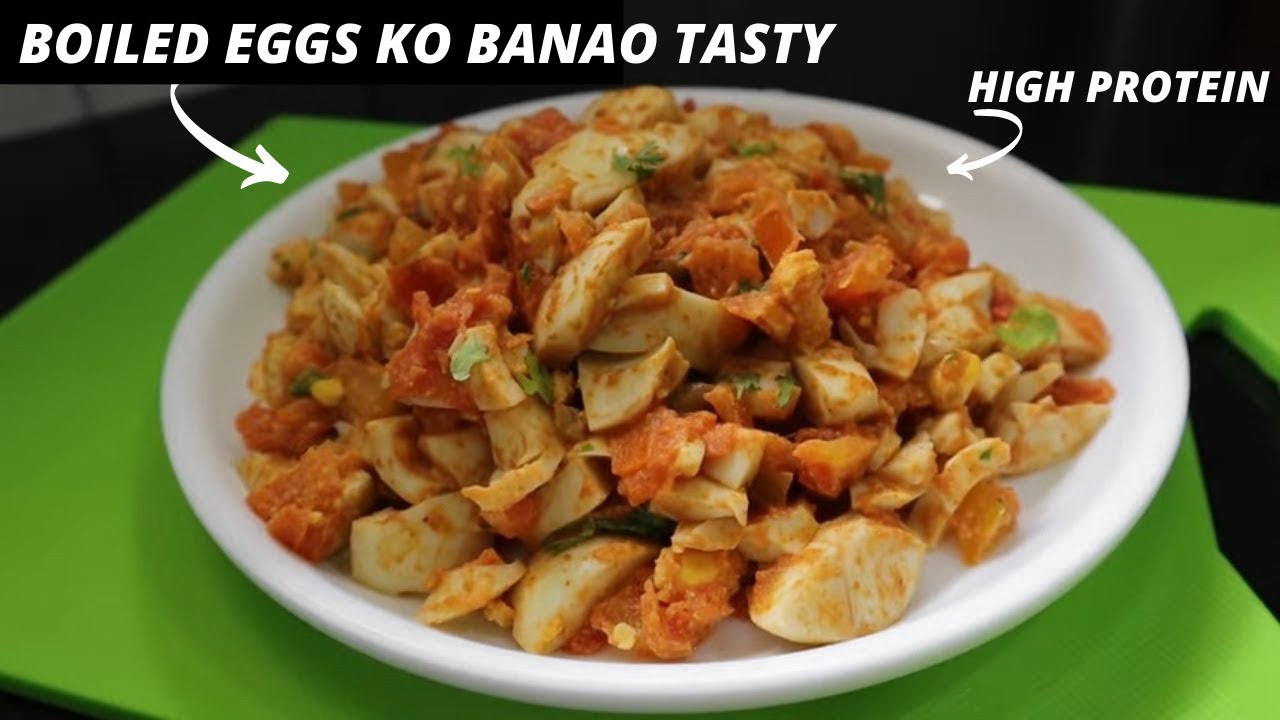 High Protein Boiled Egg Recipe 😋 Boiled Eggs Ko tasty Kaise banaye