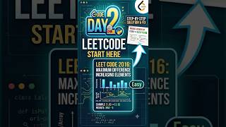 LeetCode 2016 | Maximum Difference Between Increasing Elements | #leetcode #dsa #python #coding