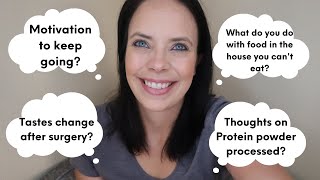 HOW TO KEEP GOING WHEN ITS HARD 🙃GASTRIC SLEEVE & BYPASS💥CHANGES IN TASTES❓PROTEIN POWDER AFTER VSG