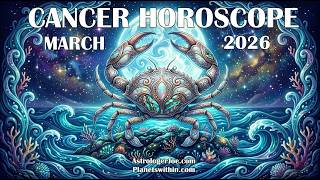 Cancer Horoscope March 2026 - Astrologer Joseph P Anthony