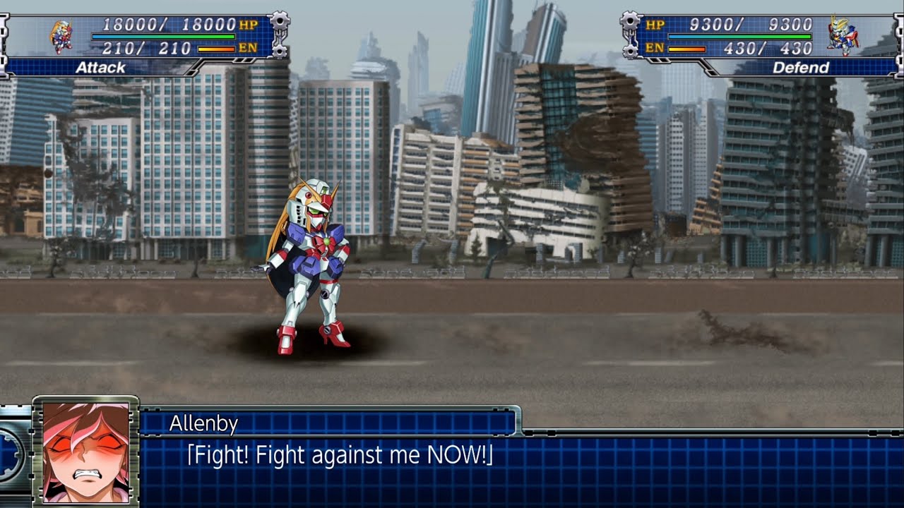 SRW T (4K) : Noble Gundam All Attacks / Allenby Beardsley