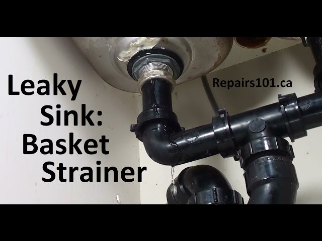 QUICK TIP FOR A KITCHEN SINK DRAIN THAT IS LEAKING! 