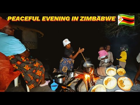 Evening Routine in Zimbabwe Village