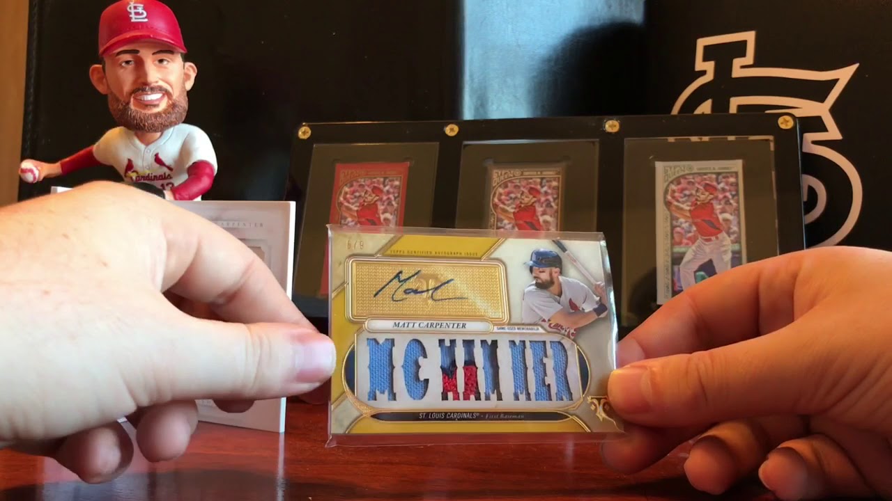 St. Louis Cardinals Baseball Card PC: Matt Carpenter.