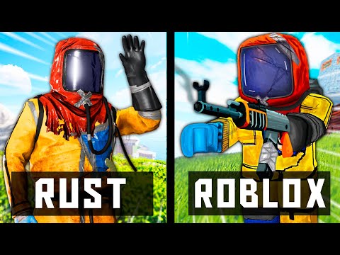 Sobreviví 24 HORAS en LA MEJOR copia de Rust en ROBLOX (Fallen Survival)