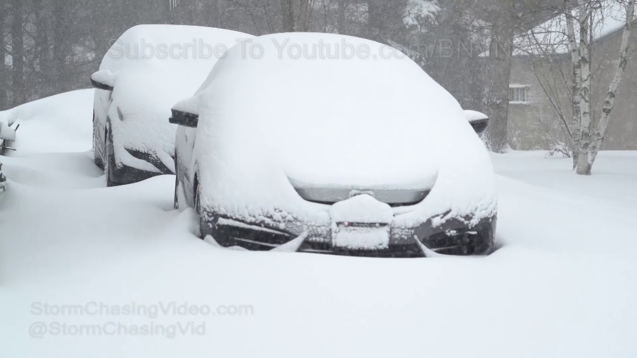 Nor'easter Hits Lewiston, Maine 3/8/2018