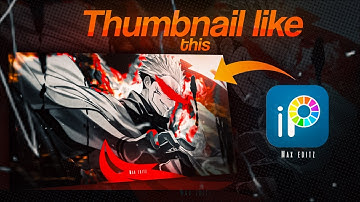 How to make amv/edit thumbnail in Android (easy) in ibispaintx tutorial/speedart | Max Editz |