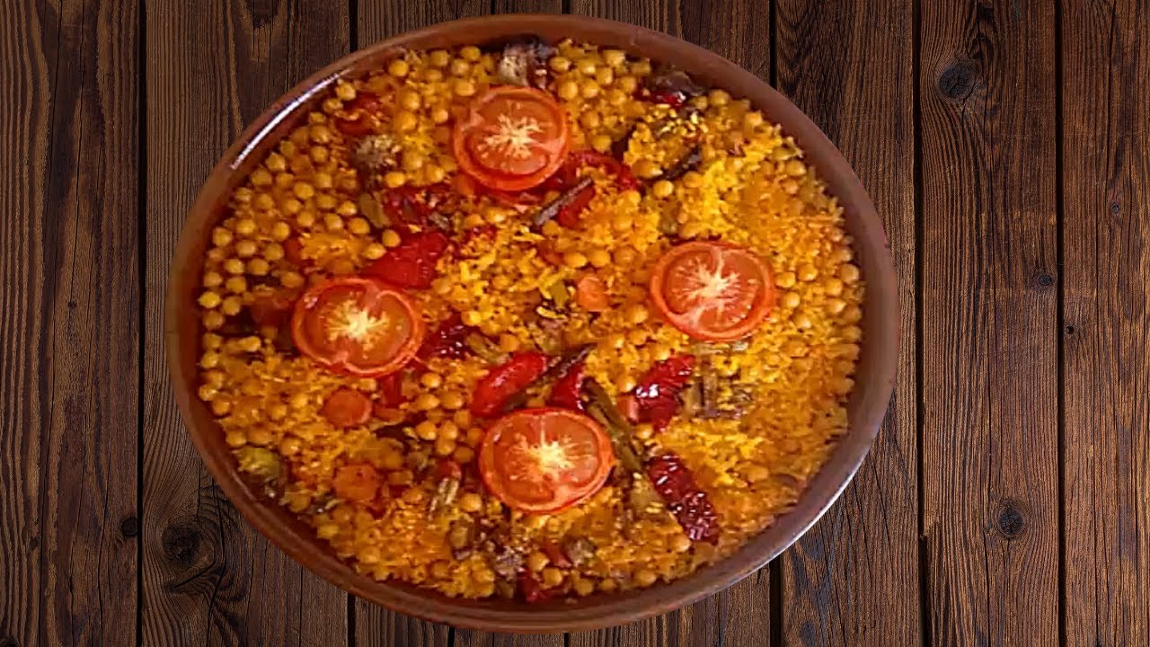 🍽️ Arroz al Horno de verduras |Receta Valenciana Fácil| 🤗
