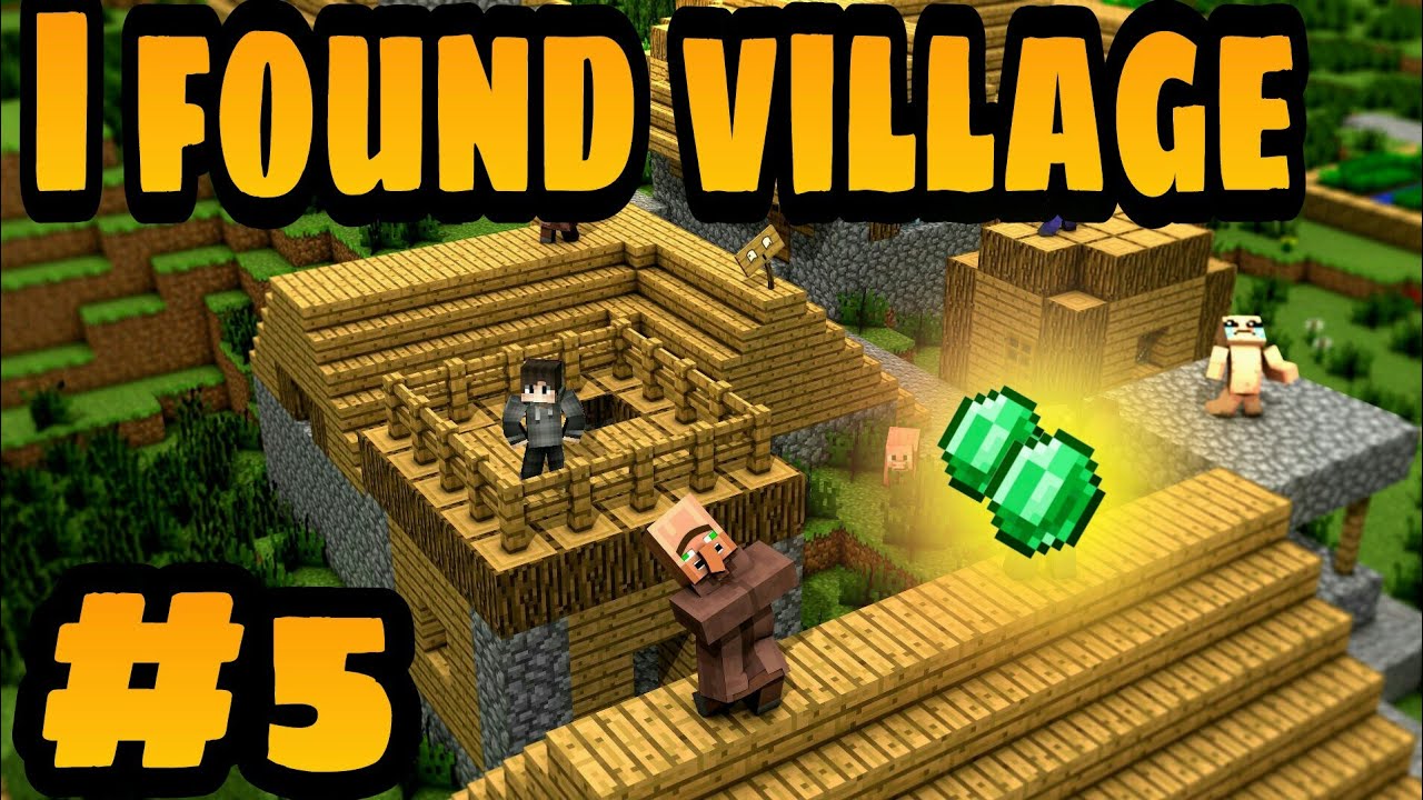 I found a village|| Minecraft gameplay || - YouTube