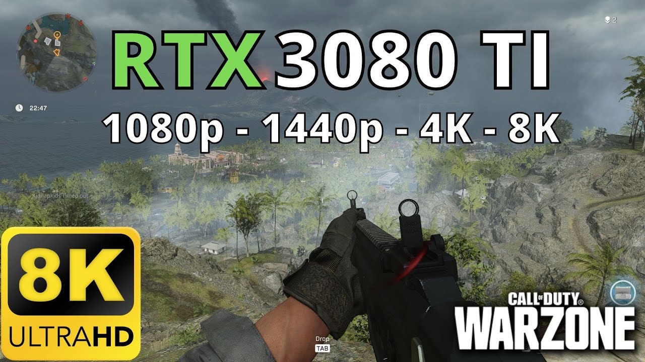 RTX 3080 TI WARZONE - 1080p 1440p 4K 8K