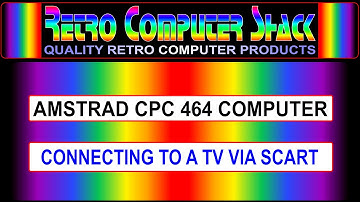 Connecting an Amstrad CPC 464 Computer to a TV via Scart