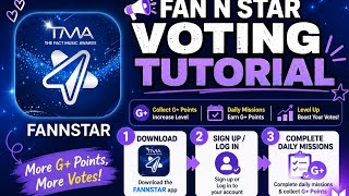 📢FAN N STAR VOTING TUTORIAL ARMY  1.Download app 2.Login Complete daily missions & collect GPOINTS. screenshot 2