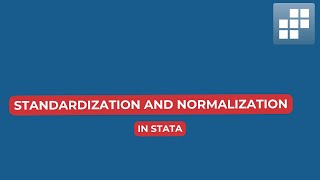 Standardization and Normalization in Stata