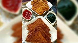 Indian Desi frenchtoast|| Not so frenchtoast toast eggtoast breakfastrecipe mintsauce shorts