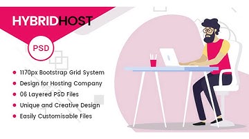 Hybrid Host - WebHosting PSD Templates | Themeforest Website Templates and Themes