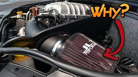 Installing a JLT INTAKE on a 2018 TRACKHAWK