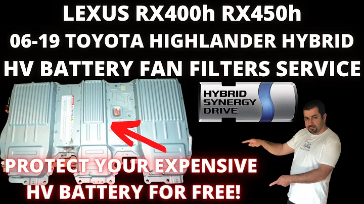 Manutenção da bateria híbrida: Lexus RX400H, RX450H, Highlander Hybrid