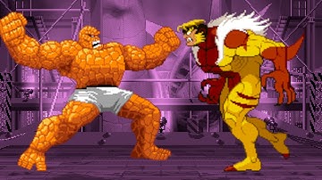THE THING VS SABRETOOTH | MARVEL VS CAPCOM MUGEN