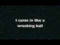 Wrecking Ball - Miley Cyrus - Lyric Video HD
