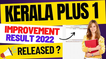kerala plus one improvement result 2022 | kerala plus one improvement result update