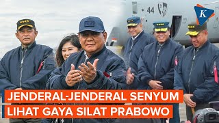 Gaya Silat Prabowo Sukses Bikin Jenderal-jenderal Bintang 4 Tersenyum