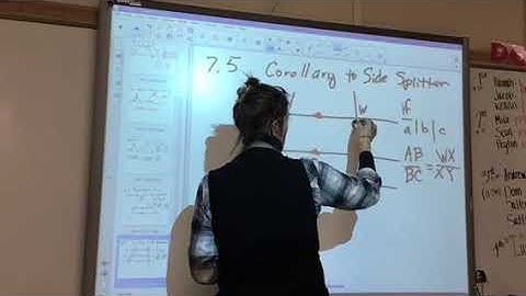 7-5 Corollary to Side Splitter