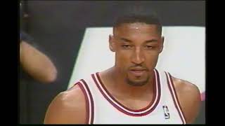 1995-96 East Conf Semifinals game 1 Chicago Bulls vs NY Knicks first half and early 3rd quarter only